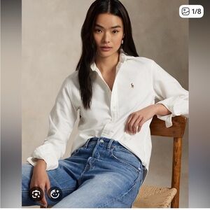 Polo Ralph Lauren White Oxford Shirt 0